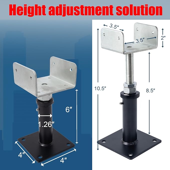 4 Pack U-Shaped Floor Jack - Image 2