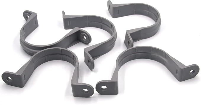 ISPINNER 6pcs 2 Inch PVC Pipe Straps, 2 Holes Plastic Conduit Strap - Image 4