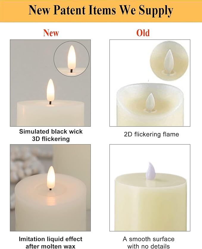 ANGELLOONG Flickering Flameless Candles - Image 3