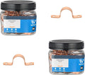 60 Pack Niikappu Copper Pipe Strap Clamp Hanger by Unknown
