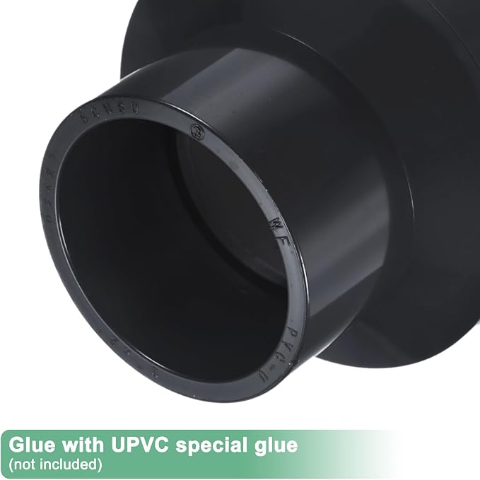 M METERXITY 2-Pack UPVC Reducer Pipe Fitting - Image 4
