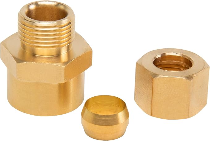 ChillWaves Brass Compression Tube Fitting, 1/2" OD x 1/2" NPT Female - Image 5