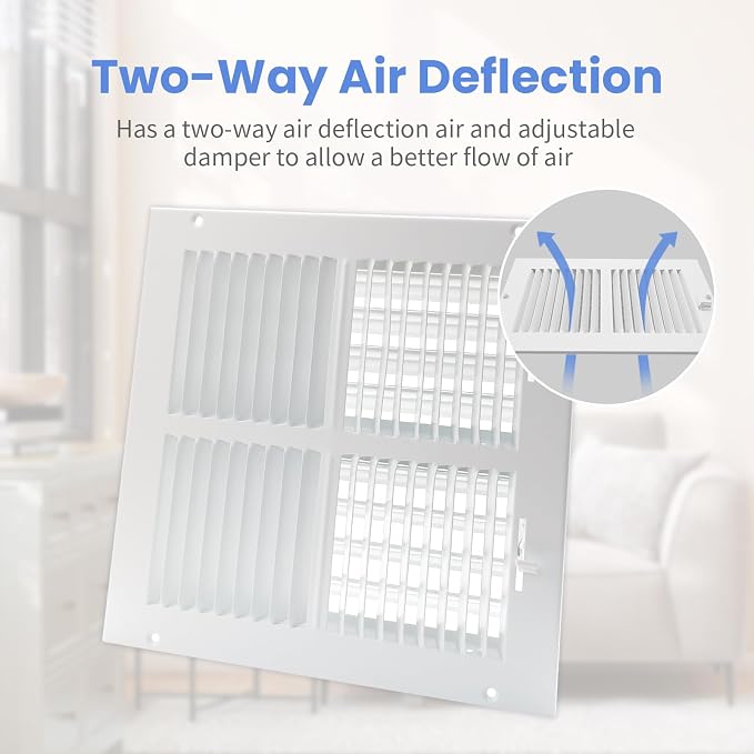 10 x 10 Inch Air Vent Covers for Wall or Ceiling - Image 4