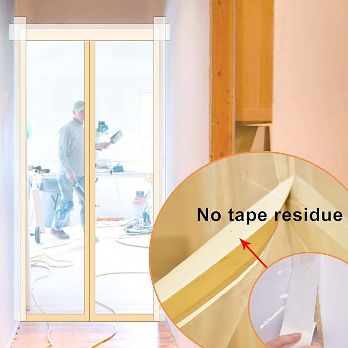 Magnetic Zippered Dust Barrier Door Cover - Image 6