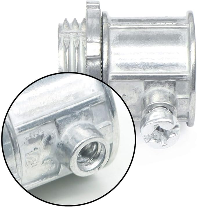 25 Packs EMT Set Screw Connectors, 1/2-Inch EMT Zinc Die Cast Electrical - Image 5