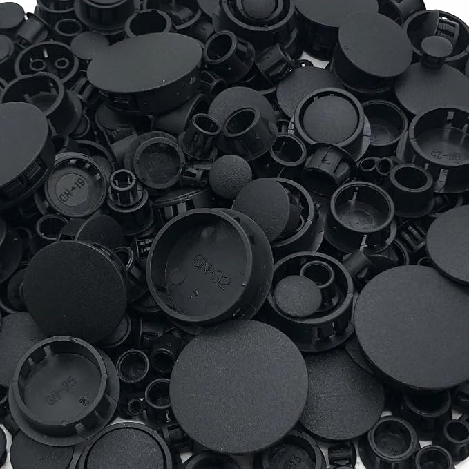 365pcs Black Plastic Recessed Hole Plugs - Image 2