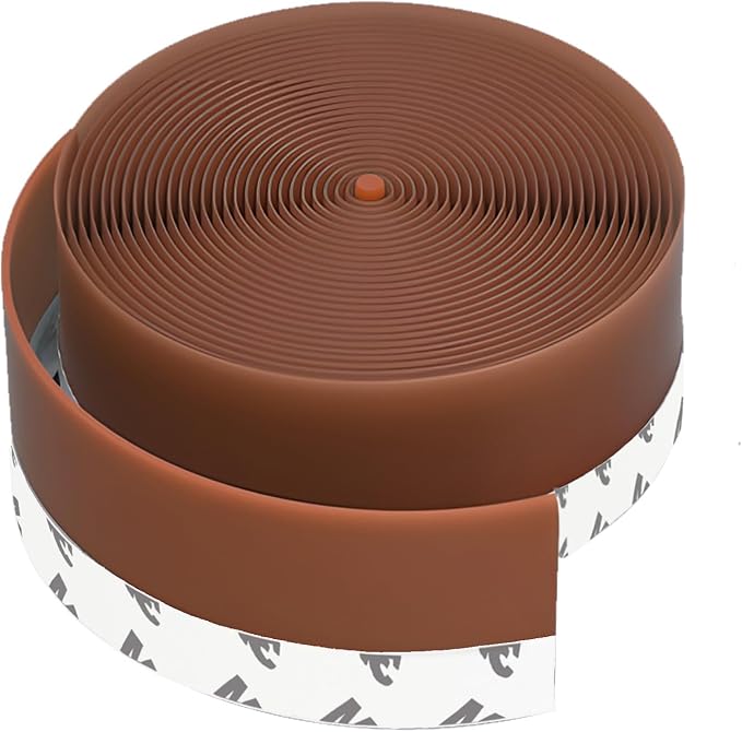 Weather Stripping Door Seal – 1.8in Brown Windproof Sealing Strip by WigtdaWeatherStripping