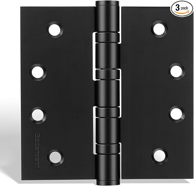 goldenwarm 3 Pack 4 x 4 Inch Ball Bearing Door Hinges Heavy Duty Stainless by goldenwarm