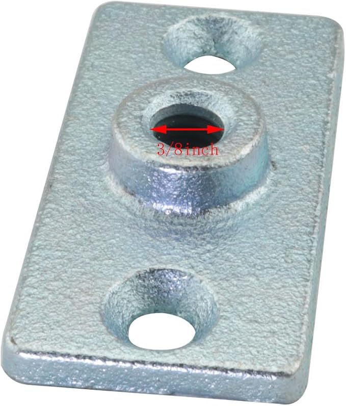 2PCS 3/8 Inch Ceiling Flange Hangers Ceiling Flange Hanger Plate Threaded - Image 4