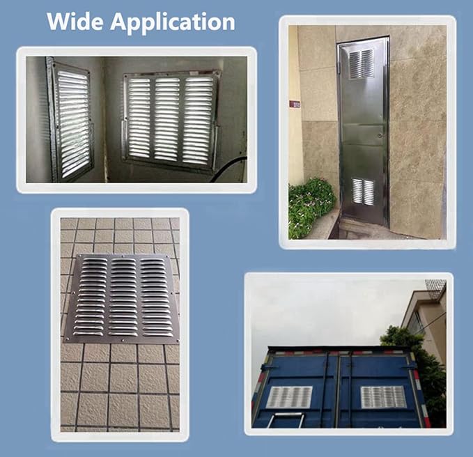24”x 24”Return Air Grille Aluminum Louvered Vent Cover - Image 5