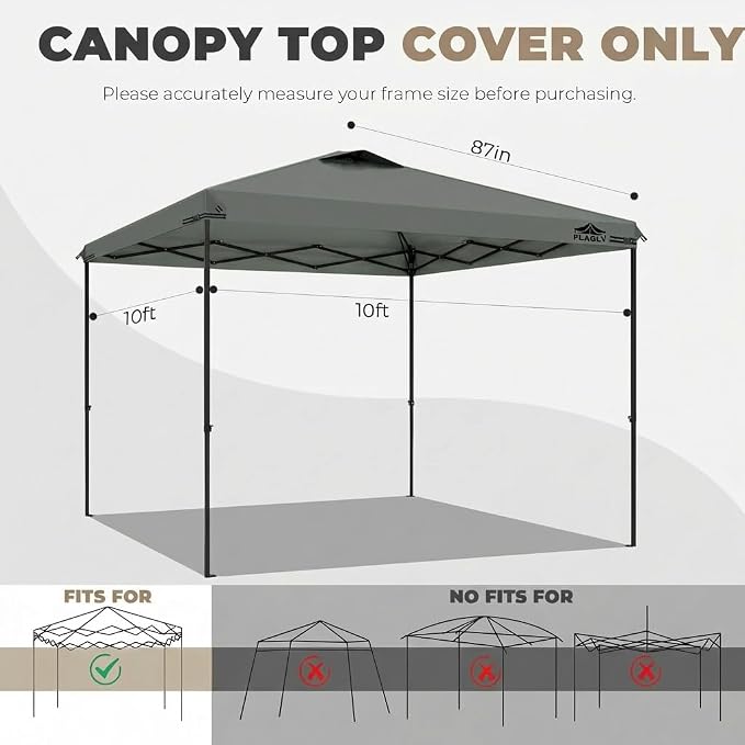10x10ft Replacement Canopy Top - Image 2