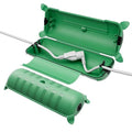 2 Pack of IP44 Outdoor Waterproof Box by Restmo, Weatherproof Extension Cord by Restmo