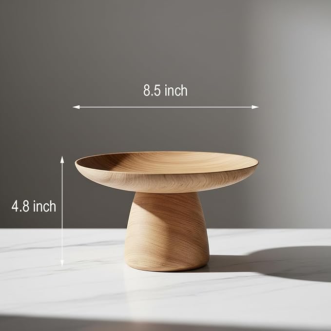 Braxio Faux Wood Decorative Bowl - Image 5