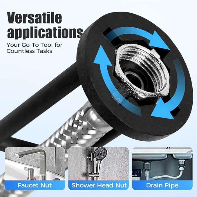 Multifunctional Sink Wrench 2pcs, Plumbing Wrench - Image 7