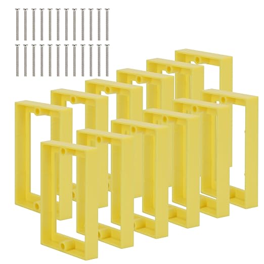 Single Gang Receptacle Outlet Box Extenders, Electrical Outlet Extender by XGGYA
