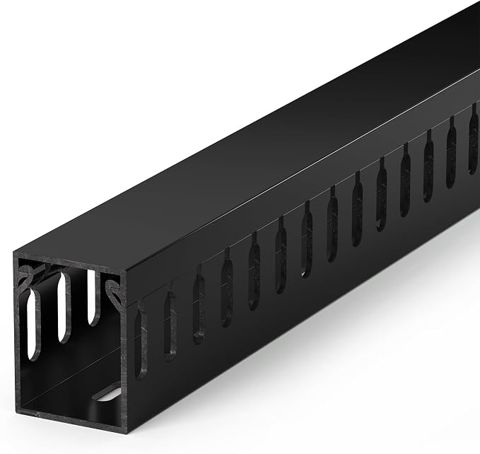 1.6"H x 1.2"W Cable Raceway, 6ft Under Desk Wire Management Channel, 2 Pack by ZhiYo