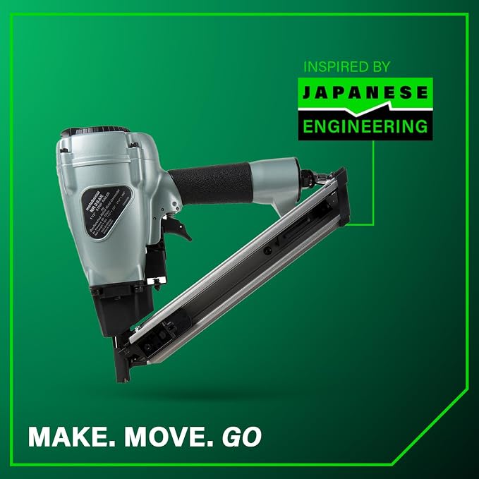 Metabo HPT Pneumatic Strip Nailer, 36° Metal Connector Tool, NR38AK | Fastens - Image 12