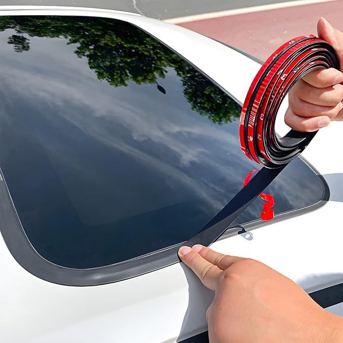 BESULEN 16.4 Ft Car Windshield Weather Stripping, 19mm T Shape | T Shape - Image 6