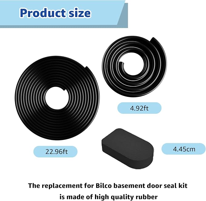for Bilco Basement Door Weatherstrip Kit Fit - Image 2