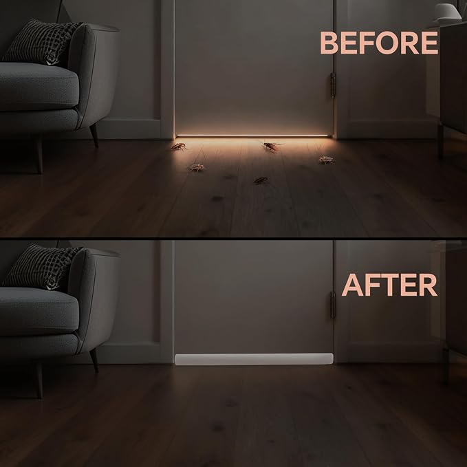 Premium Velvet Under Door Draft Stopper, 30-36 Inch Adjustable Double Sided - Image 7