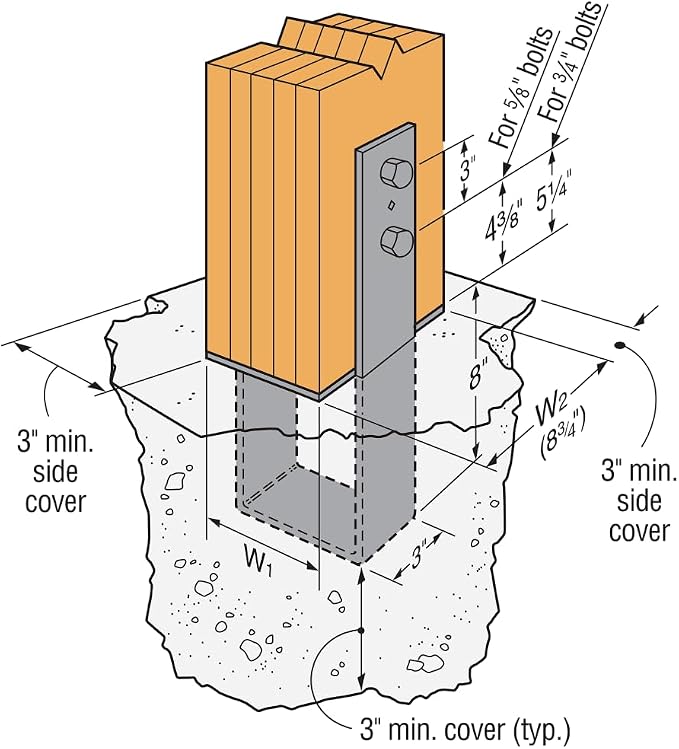 Simpson Strong-Tie CB66HDG CB Column Base - Image 3