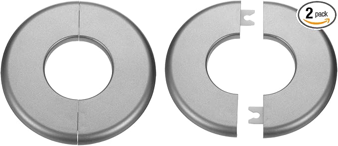 HARFINGTON 2pcs Wall Split Flange 44mm/1.7" Self-Adhesive Plumbing Cover Plates by HARFINGTON
