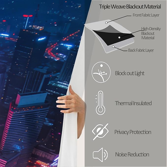 Night View of the Twin Towers Curtains - Image 5