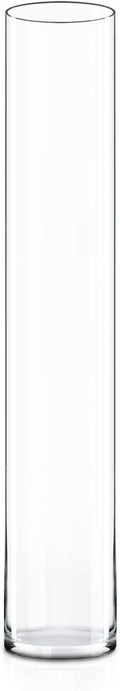 CYS EXCEL Cylinder Clear Glass Vase | Multiple Size Choices Glass Flower Vase by CYSEXCEL%C2%AE