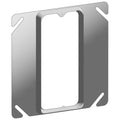 1/2" Raised Mud Rings, Square Device Cover, 1-Gang Outlet Cover, 4x4 Inch by AirmontProducts
