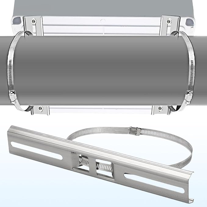 Sign Mounting Bracket, Pole Mounting Kits, 304 Stainless Steel Brackets - Image 4