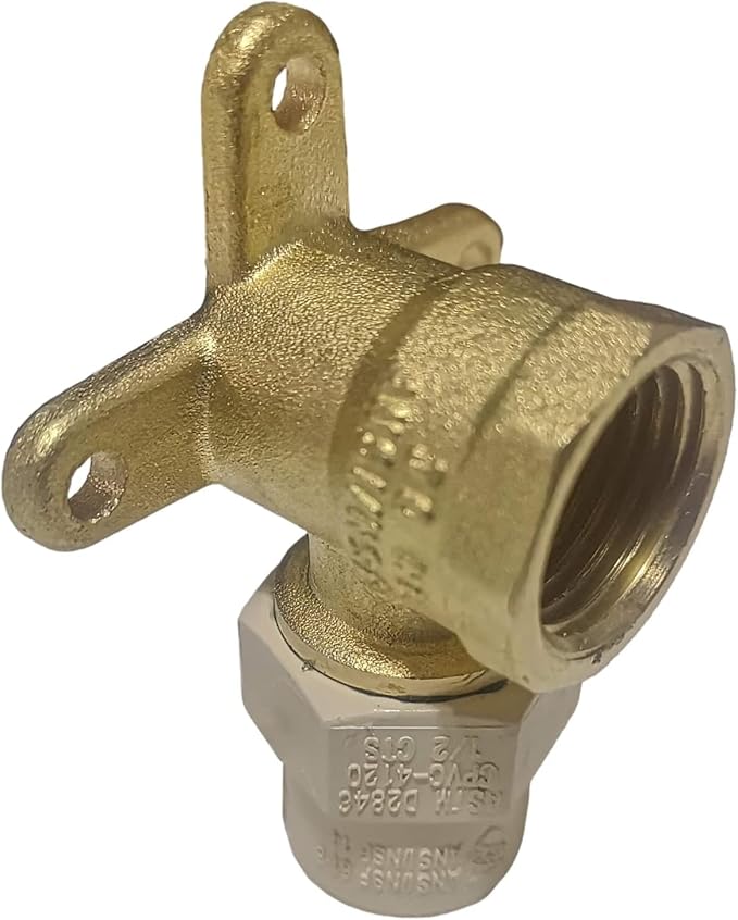 XFITTING 1 Piece 1/2 in Female NPT x 1/2 in CPVC Drop Ear Elbow - Image 2