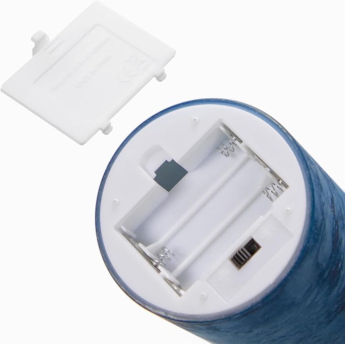 ANGELLOONG Blue Candles, Flickering Flameless Candles - Image 7