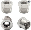 Reducer Faucet Adapter G 1/2 Male x 3/8 Female Compression 4PCS | by Fitvell