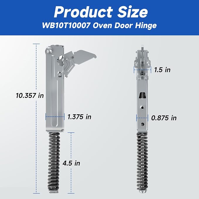 WB10T10007 Oven Door Hinge Compatible - Image 3
