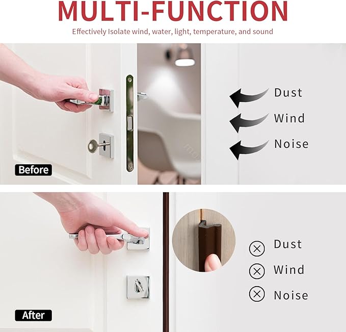 40 Feet Kerf Door Weather Stripping Door Seal, Long Reach V-Shaped Door Seal - Image 2