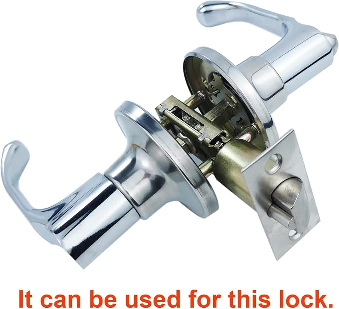 Adjustable Tubular Door Latch 60/70mm, Heavy Duty Interior Door Lock - Image 6