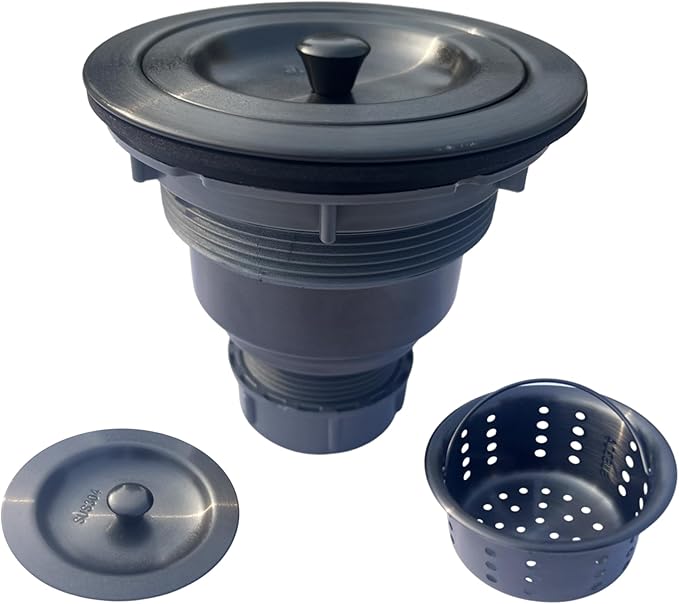 Sink Strainer Kitchen Sink Drain Assembly Kit 3-1/2 Inch by LYNNADO
