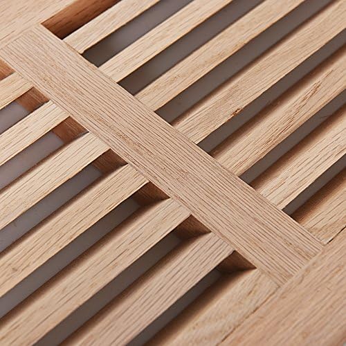 WELLAND Red Oak 32-Inch Hardwood Register Cold Air Return Wall Vent - Image 4