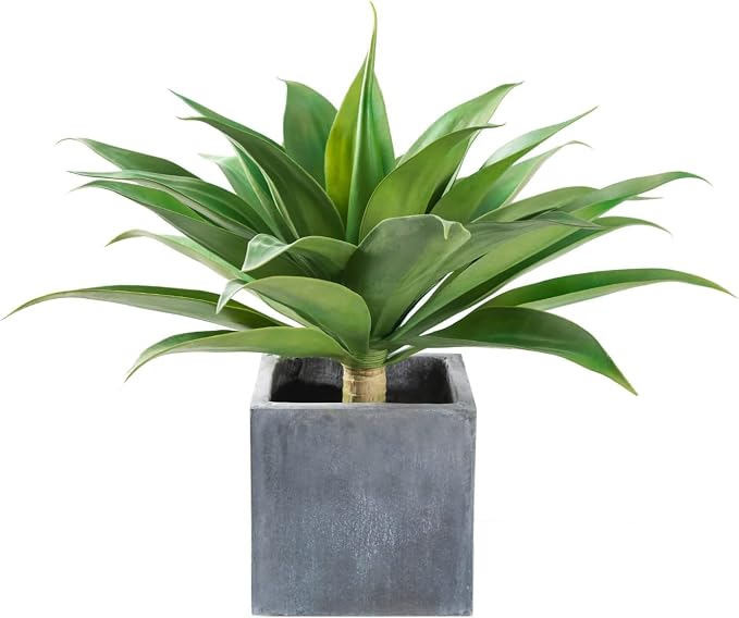 Velener 28" Artificial Plant Outdoor Agave, Large UV Resistant Fake Plants | by Velener