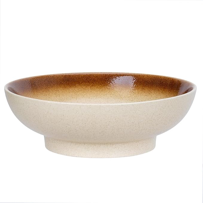 10" Decorative Bowl, Ceramic Fruit Bowl by MUUBOOX