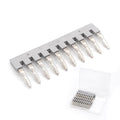 10Pcs EB10-6 Terminal Bridge Connector, DIN Rail Side Plug-in Block | Terminal by GUETNEU
