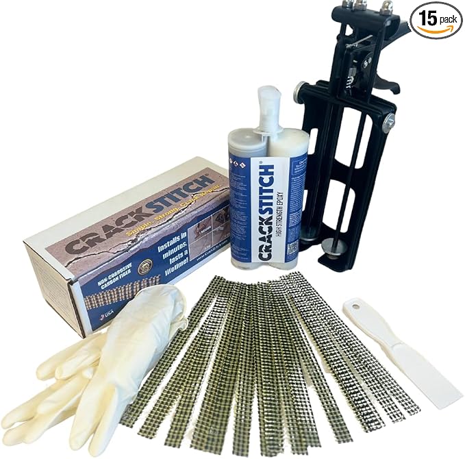 15pk Concrete Crack Repair Kit by Unknown