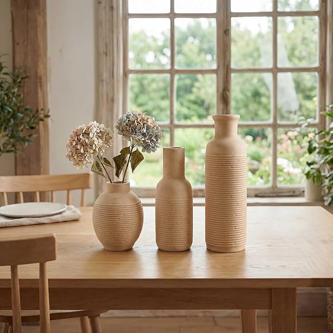 Rustic Farmhouse Vase Set of 3 - Image 7