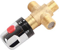 Brass Thermostatic Mixing Valve, Degrees Centigrade Mark Shower Mixer Valve by Unknown