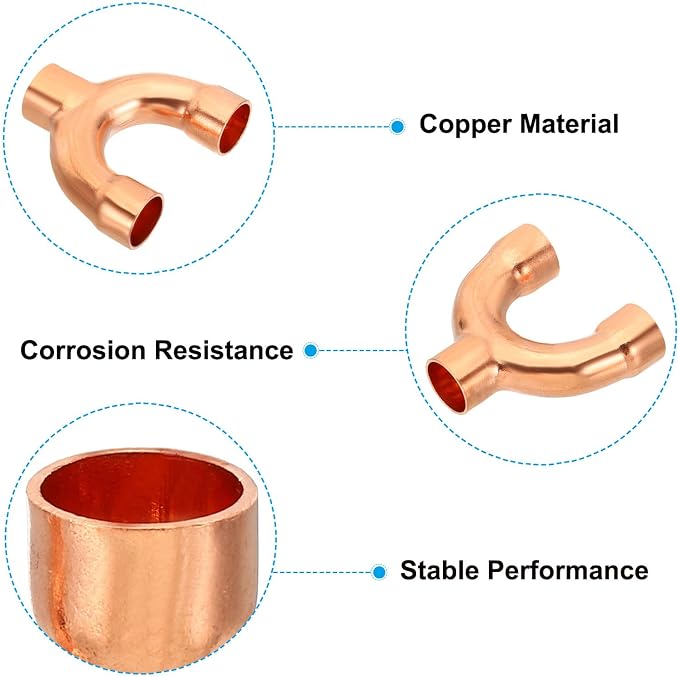 PATIKIL 1/2 Inch ID Copper Fitting - Image 3
