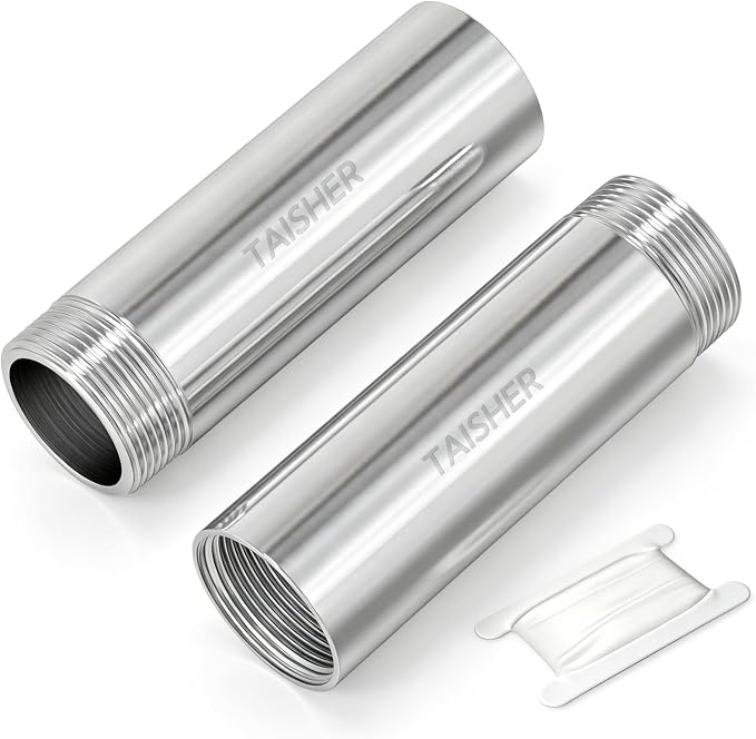 2pcs Thickened Nipple Cast Pipe 3/4" MNPT x 3/4" FNPT by TAISHER