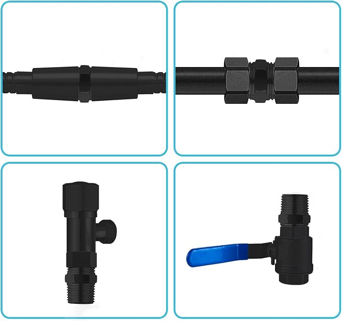 OFFO Shower Hose Extension Adapter, G1/2 to G1/2 Shower Hose Extender Fitting - Image 7