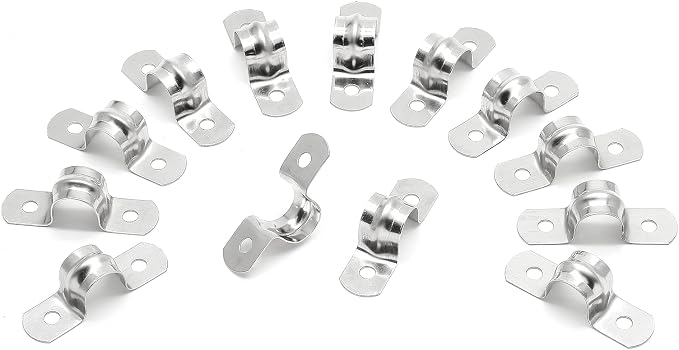30Pcs 1/2 Inch Stainless Steel Conduit Clamps, - Image 6