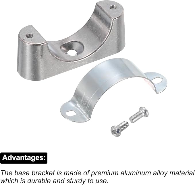 uxcell 10Pcs Pipe Support Pipe Bracket Clamp - Image 6