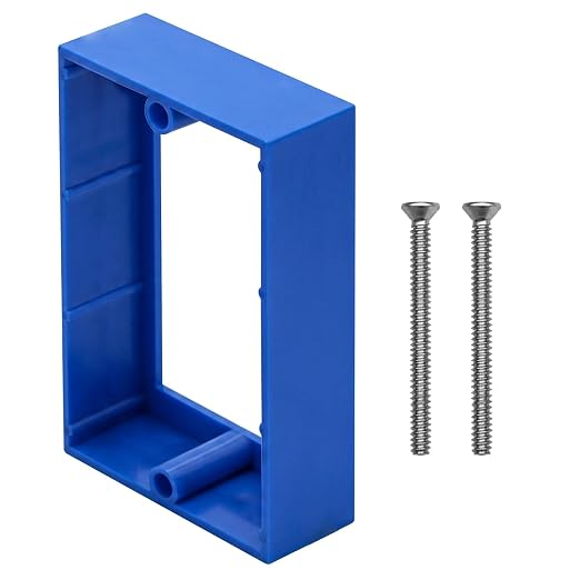 Single Gang Outlet Box Extender, 3/4 in, 1 Pack by YQSIYU